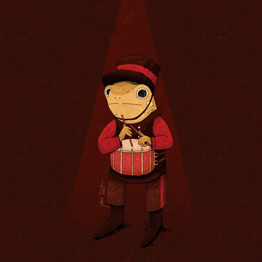 On the twelfth day of Christmas, my true love gave to me Twelve drummers drumming,