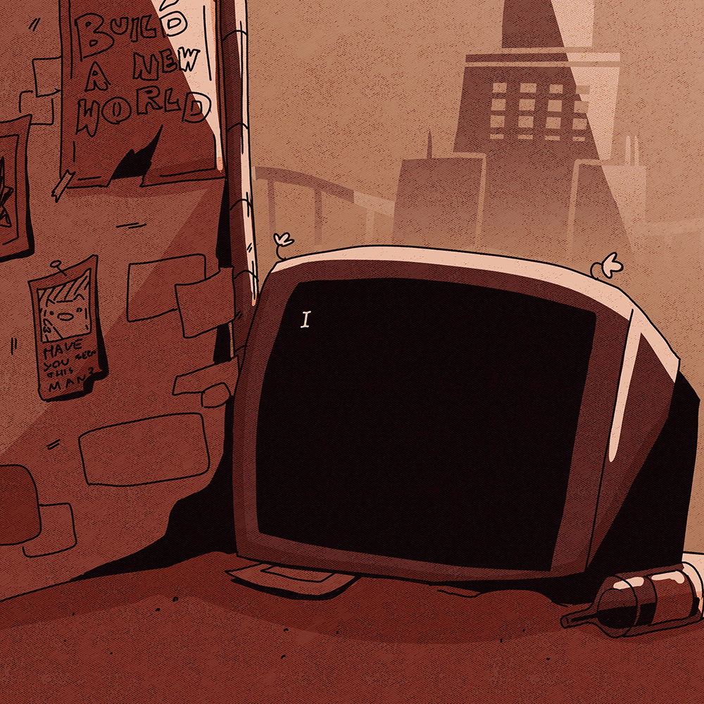 stary telewizor